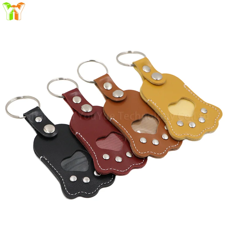 Quick Shipping Pet Hair Holder Durable Cute Cat Paw Shape Hair Organizer Key Chain Puppy Dog Toys Cat Pet Gifts Pack of 2 - Image 2