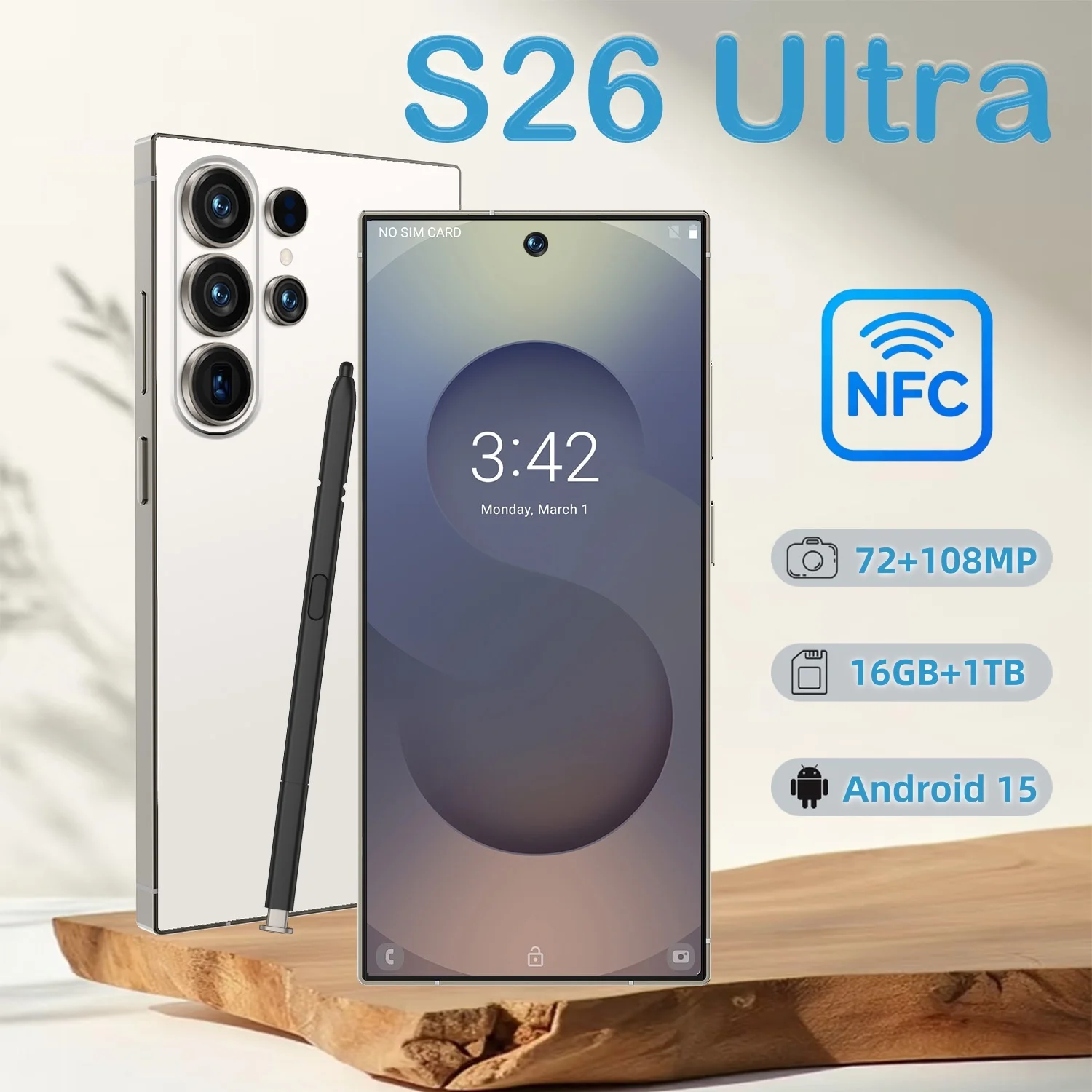 Value Deal New High Quality Mobile Phone S26 ultra 16GB + 1TB 5G NFC Smartphone 7.3inch Screen Mobile Phone - Image 4