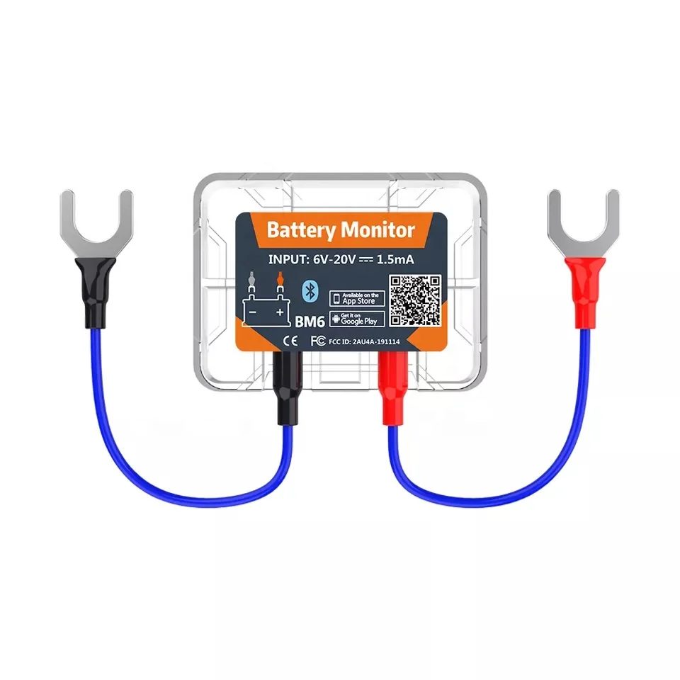 New APP Monitoring BM6 Analysis and Monitoring Equipment 12V Healthy Car Battery Monitor with Bluetooth Mobile Phone
