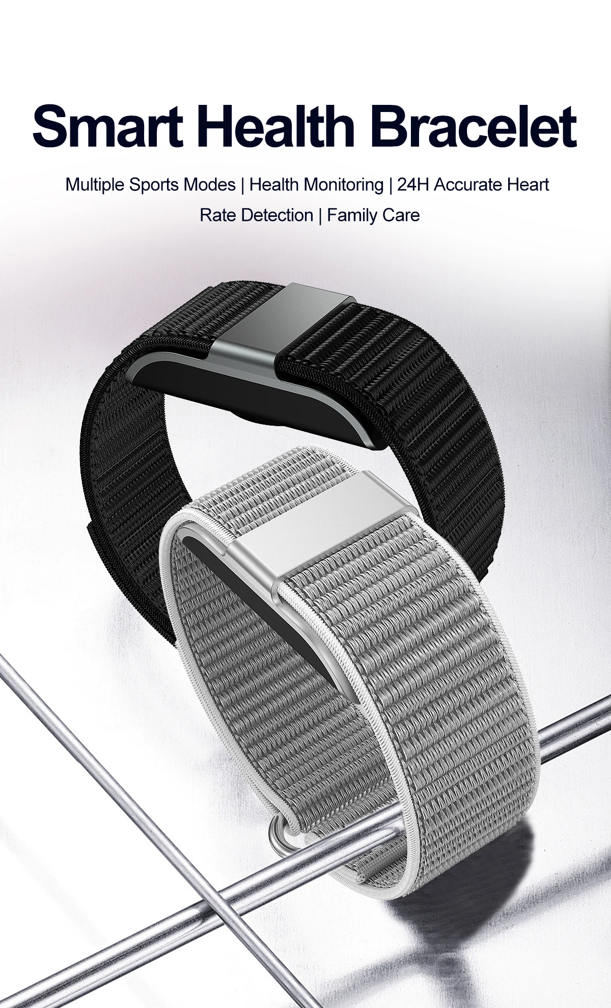 S01 Smart Electronic Bracelet for Sport Fitness Tracker Heart Rate Find My Device & Low Battery Alert Smart Notifications - Image 2