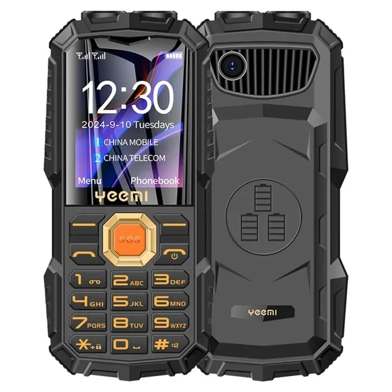 Drop Shipping GSM 2G Rugged Elderly Mobile Phone Big Battery Double Flashlight Speed Dial Dual Sim Large Button Cellphones Pack of 5 - Image 2
