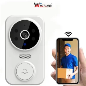 Tuya Smart Batteries Waterproof Night Vision Home Security 1080P FHD Camera Digital Visual Intercom WIFI Wireless Doorbell