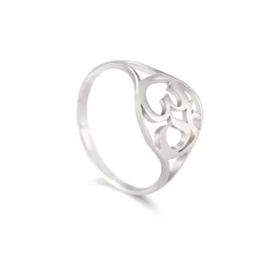 Big Yoga Om Ring for Women Men Buddhism Indian Mandala Hindu Vintage Amulet 18K Gold Plated Stainless Steel Wedding Jewelry Pack of 10