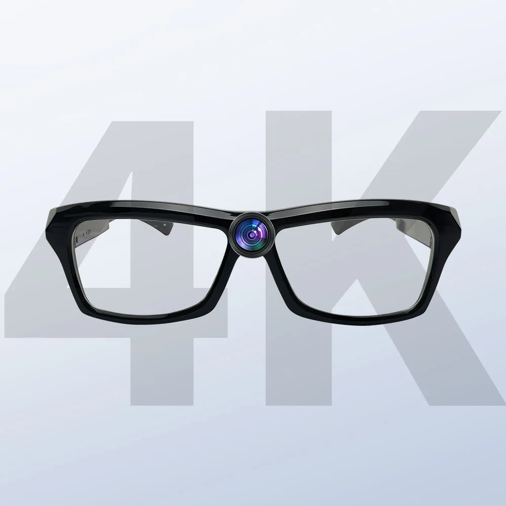Sport Action 1080P 2.7K Black Sunglasses Ca Mera 4k Smart Glasses with Video Ca Mera Smart Glasses with Ca Mera Glasses