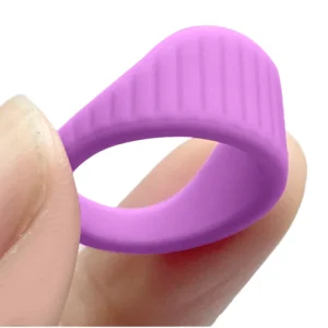 Customizable Sports Fitness Silicone Ring Cover Anti-scratch Protective Finger Guard Rhinestones Customizable Rubber Product Pack of 100