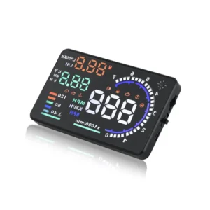 Universal OBD2 Smart Gauge 5.5Inch Screen Windshield HD Projection Speedometer Head up Display HUD A8