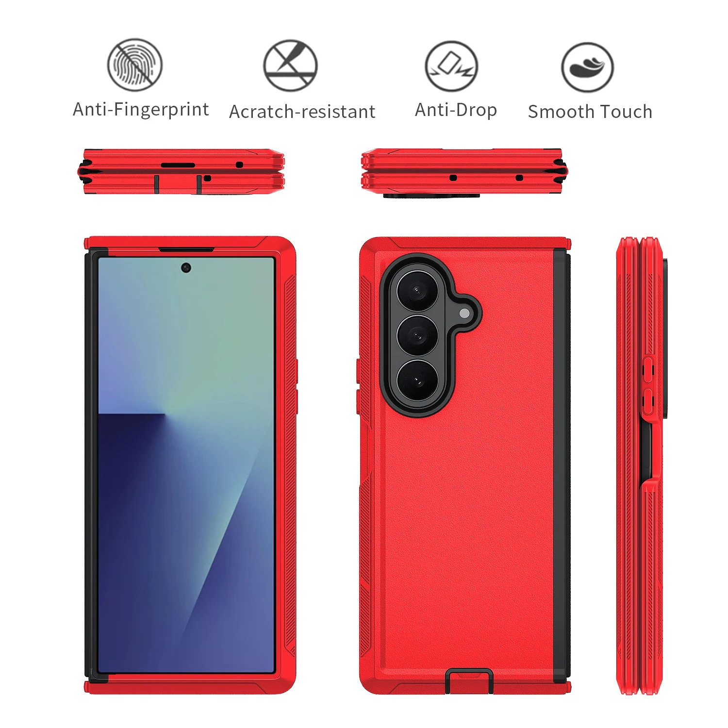 Heavy Duty Holster case for Samsung Z Fold 7 Rugged Belt Clip Defender case Pack of 50 - Image 2