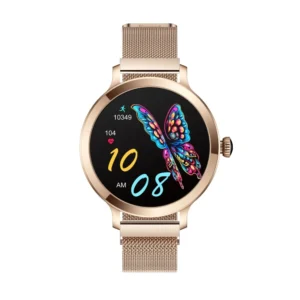 Popular New Women Smart Watch Multiple Watch Faces BT Calling AMOLED Round Screen Heart Rate Monitor Sport Ladies Smartwatch NX7