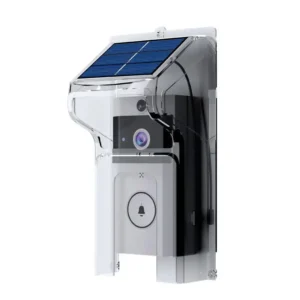 720P Wireless Video Doorbell Solar Rain Cover Super Long Standby Sound-Changing Intercom Surveillance