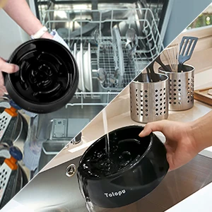 Wholesale Customization Modern Durable ABS Leak Proof Portable Solid Eco-Friendly Slow Feeder Dog Bowl Easy to Clean Pack of 2 - Image 4