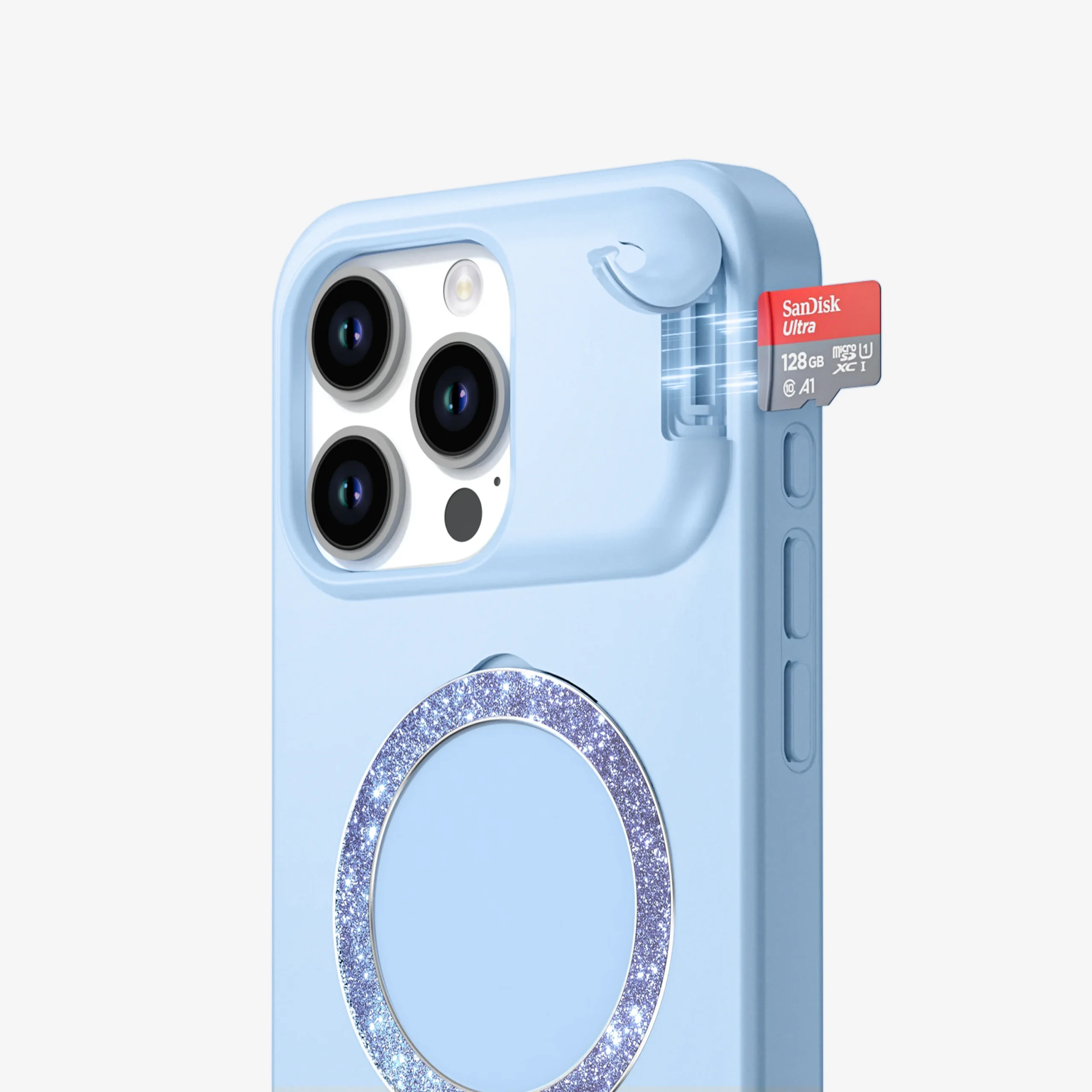 Wholesale Cell Phone Cases Bracket TPU Expand Memory Custom Phone Cases for iPhone 16 Pro Max Pack of 100 - Image 2