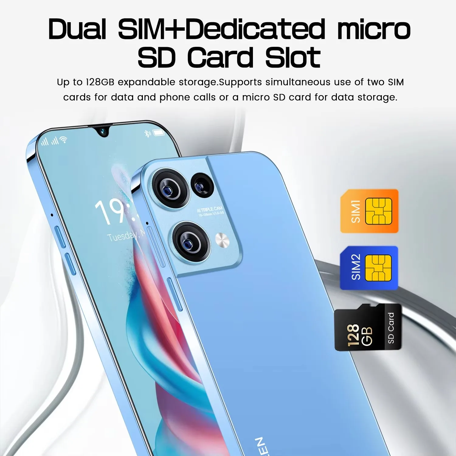 Customer Choice Unlock Reno 9 Pro 6.8 Inch Phone 16gb Ram 1tb RomHigh-definition Smart Android Fast Charging Mobile Phone - Image 3