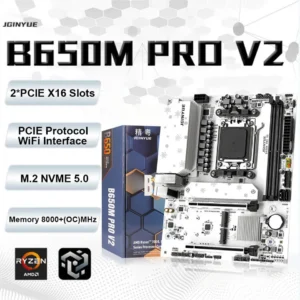 New B650M PRO V2 AM5 DDR5 Computer Gaming Motherboard M.2 NVME 5.0 M-ATX Supports for 7000-9000 Series Desktop PC ARGB