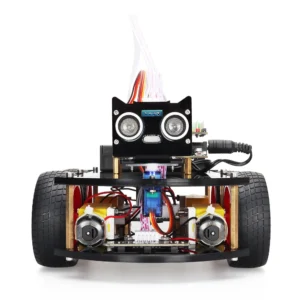 Tscinbuny 4WD Robot Car Kit Graphic Programming APP Infrared Remote Control Smart Obstacle Avoidance Education Maker Boards