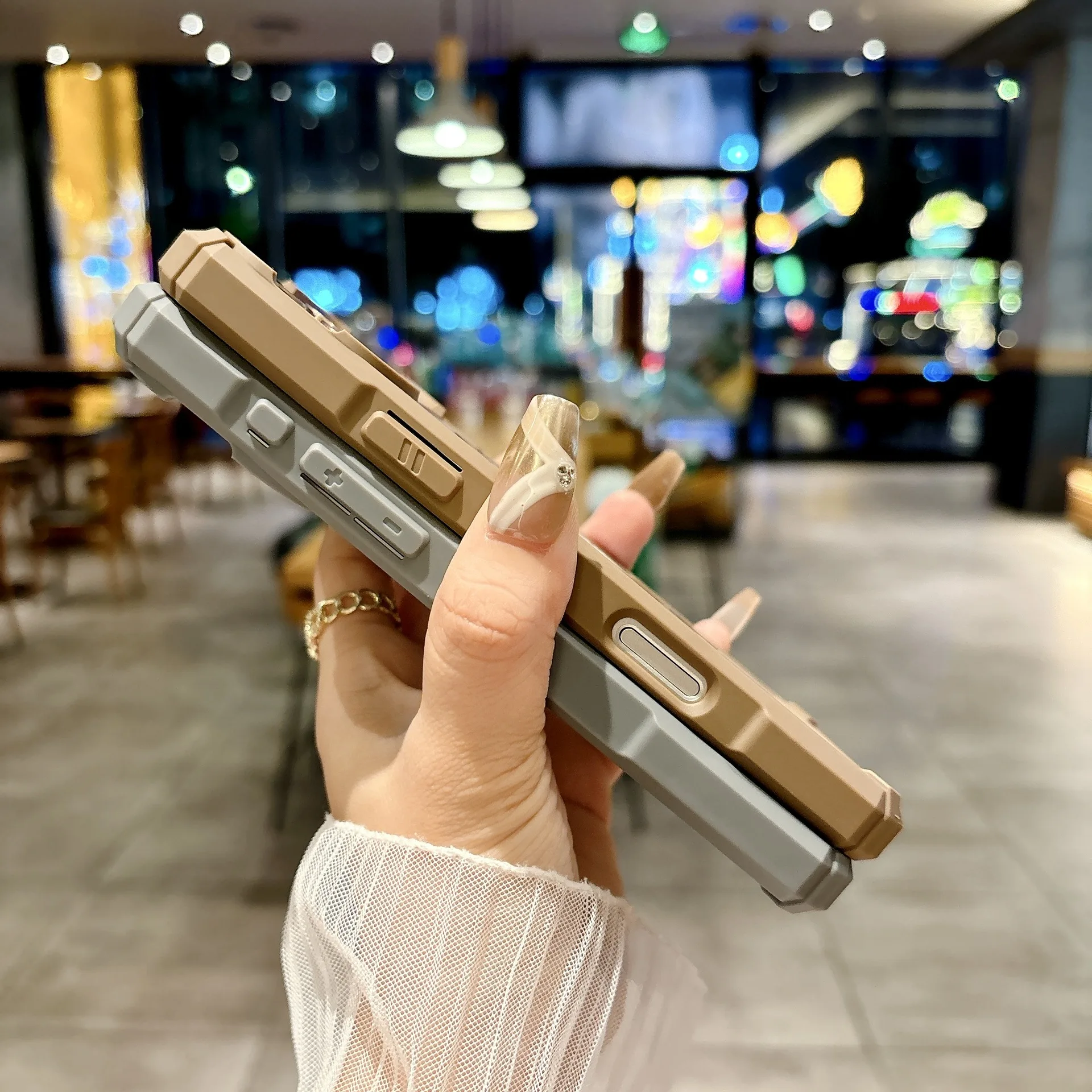 Camera Lens Protector clear Durable Rugged Magnetic Stand Mobile Case Bulk Wholesale For iphone 17 Pro Max Pack of 10 - Image 2