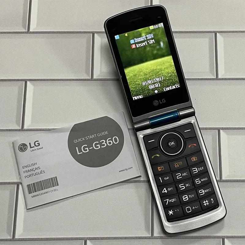 Dual SIM LG-G360 Non-smartphone Loud Voice Large Font Candybar Button Flip Phone Perfect for Cross-border Export Seniors Foreign - Image 4