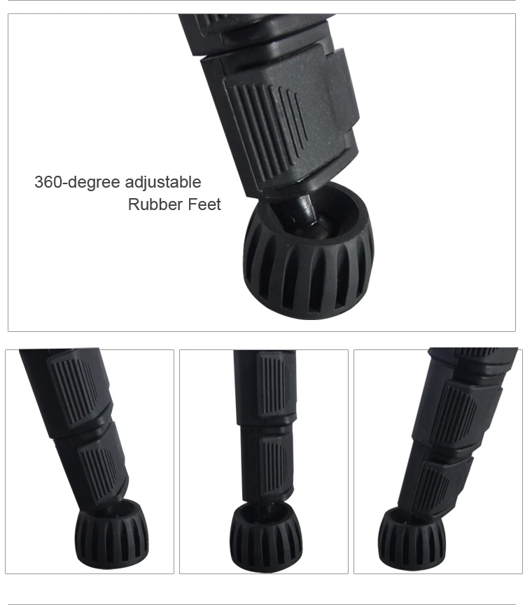 55" Professional Rotation 360 Wigs Tripod Stand for Head Hairdresser Practice Head Stand Wig Tripod Stand for Mannequin Head - Image 4