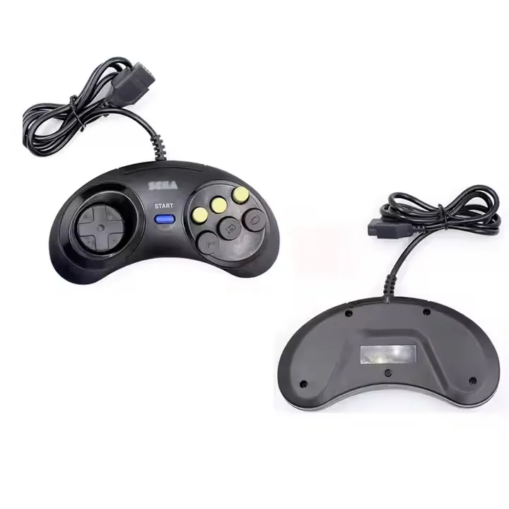 Gaming Accessories Classic Retro 6 Buttons Wired Handle Game Controller GamePad JoyStick Joypad MD2 Gamepad - Image 2