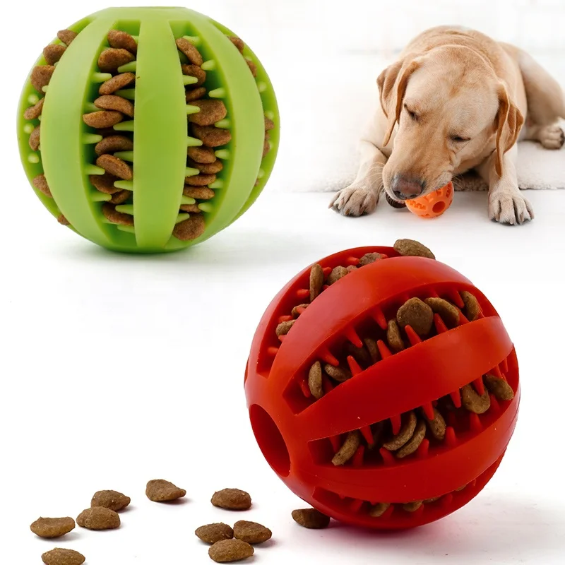 Pet Manufacturer Rolling Dog Ball Interactive Dog Toy Slow Feeder Chew Pet Dog Toys Treat Dispenser Toy Pack of 30 - Image 4