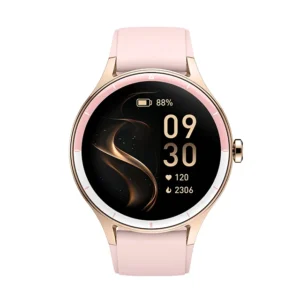 Female Android Smart Watch 22 Production Lines 24 Million Annual Capacity BT Call IP68 Waterproof Touch Screen for FCC CE ROHS