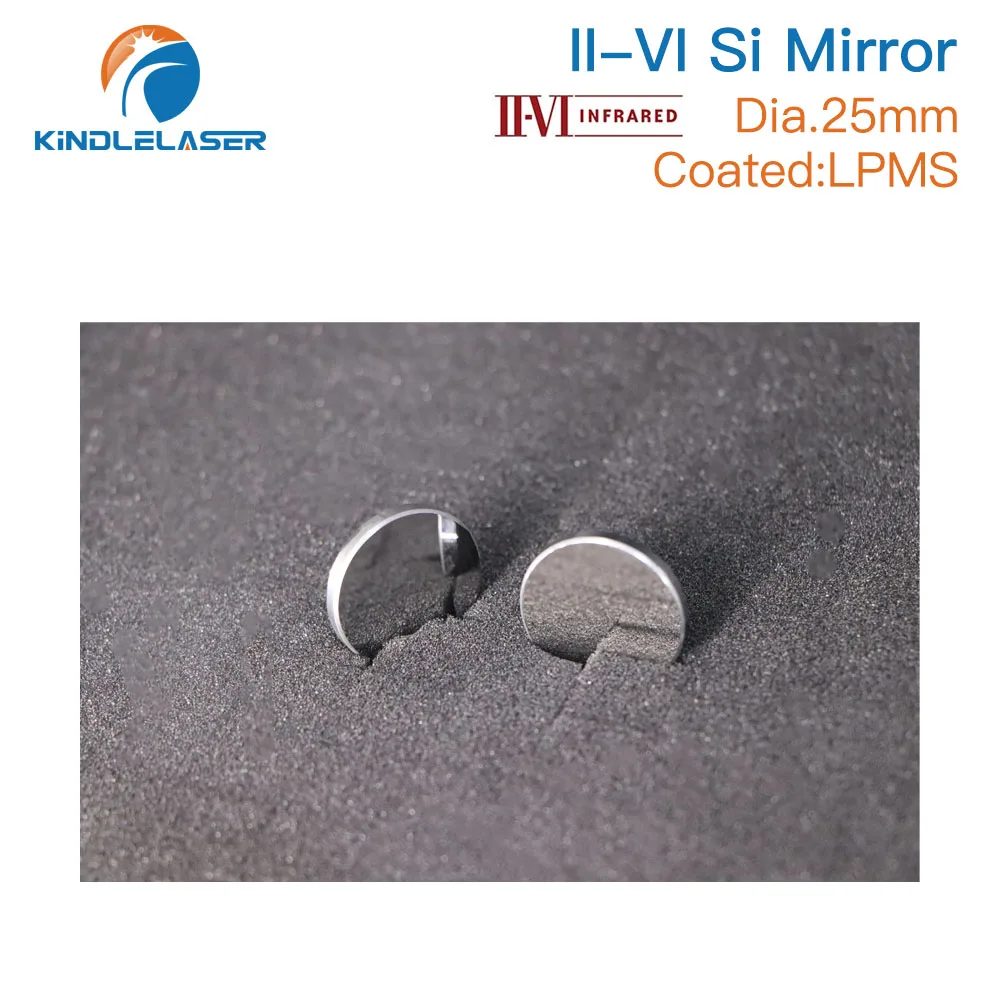 High Quality II-VI Dia. 19/20/25/30/38.1mm Thk 3mm for Co2 Laser Tube Lens Head Laser Cutting Spare Parts - Image 2
