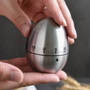 Mechanical Kitchen Timer Metal Egg Apple Reminder Alarm Clock Stopwatch Feature Cooking Countdown Time Timer for Kitchen Shower