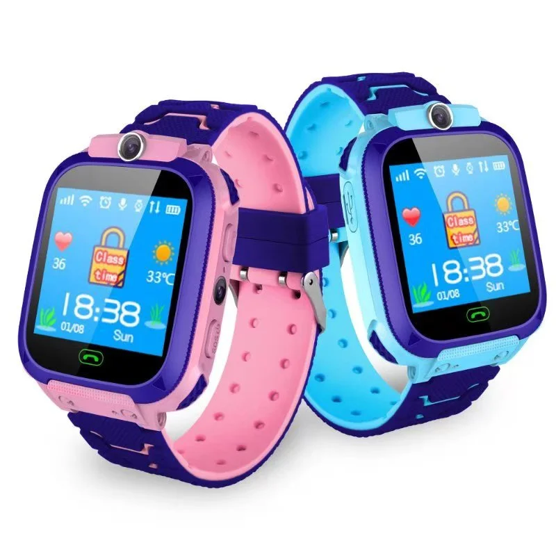 2025 Newest VE02 Safety Care Product Kids Smart Watch Phone Anti-Lost LBS Tracking Smart Bracelet 2G GPS Wrist Watch for Kids