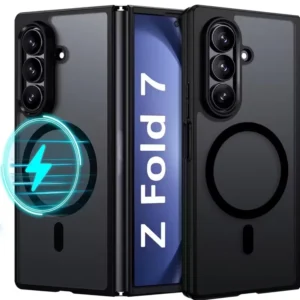 Full Cover Matte Case For Samsung Galaxy Z Fold 7 Magnetic Mobile Phone Cases with Magnet for Z Fold7 Translucent Cover New