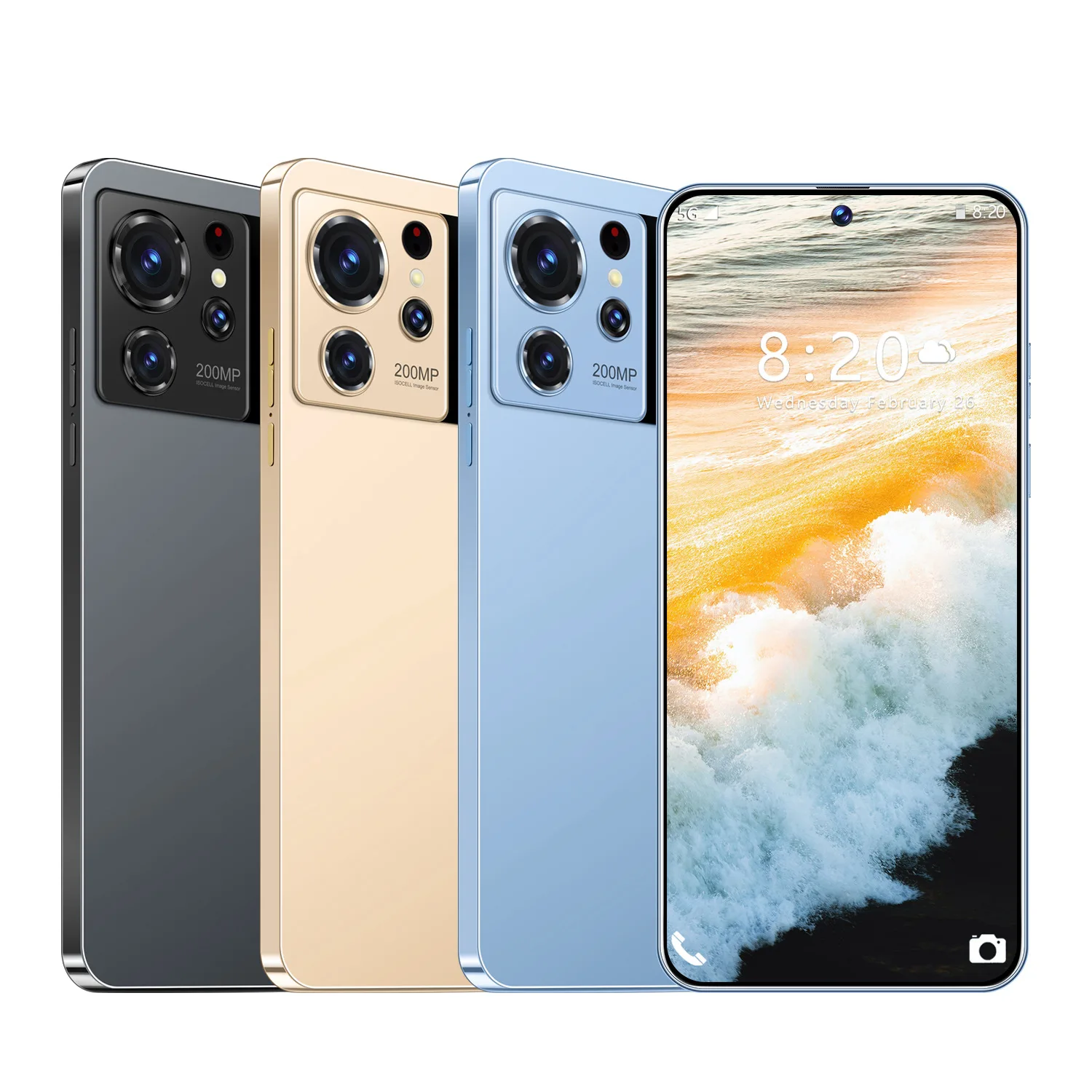 Vivid Colors Note 40 Pro 16+1tb 5g-smartphone 7.3 Inch Unlocked Dual Card 5G Cellphone HD OEM New Smartphone Deal - Image 3