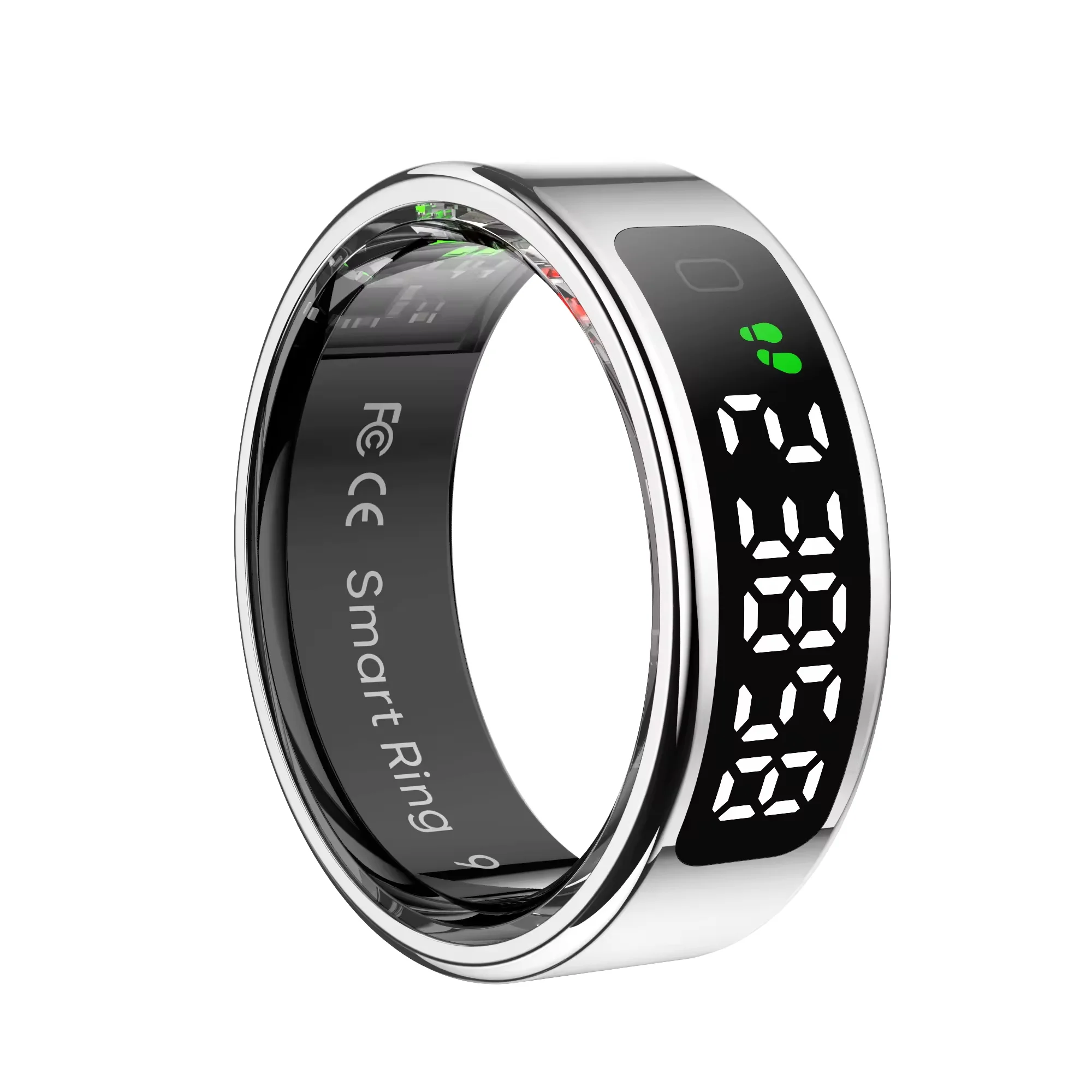 R11 Smart Ring Waterproof Fitness Tracker for Men Women Sleep Heart Rate Monitor Light Touch Health App Control Android - Image 3