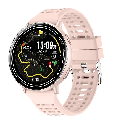 Women's Health Bluetooth Round Smart Watch Blood Pressure & Blood Oxygen Monitor Waterproof GPS Round Smart Watch KC100 - Image 2