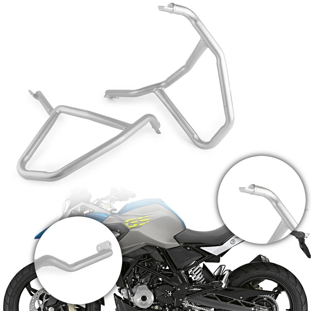 Customized Brand Logo - BM G310 GS/R: Chassis Skid Plate, Crash Bar, Side Bumper Frame, Fall Arrestor, Engine Skid Plate. - Image 3