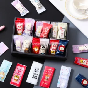 Colorful DIY Lucky OPP Gusset Bag for Baking Secure Candy Snacks Biscuit Dessert Packing Surprise for Sugar Food Storage Pack of 100