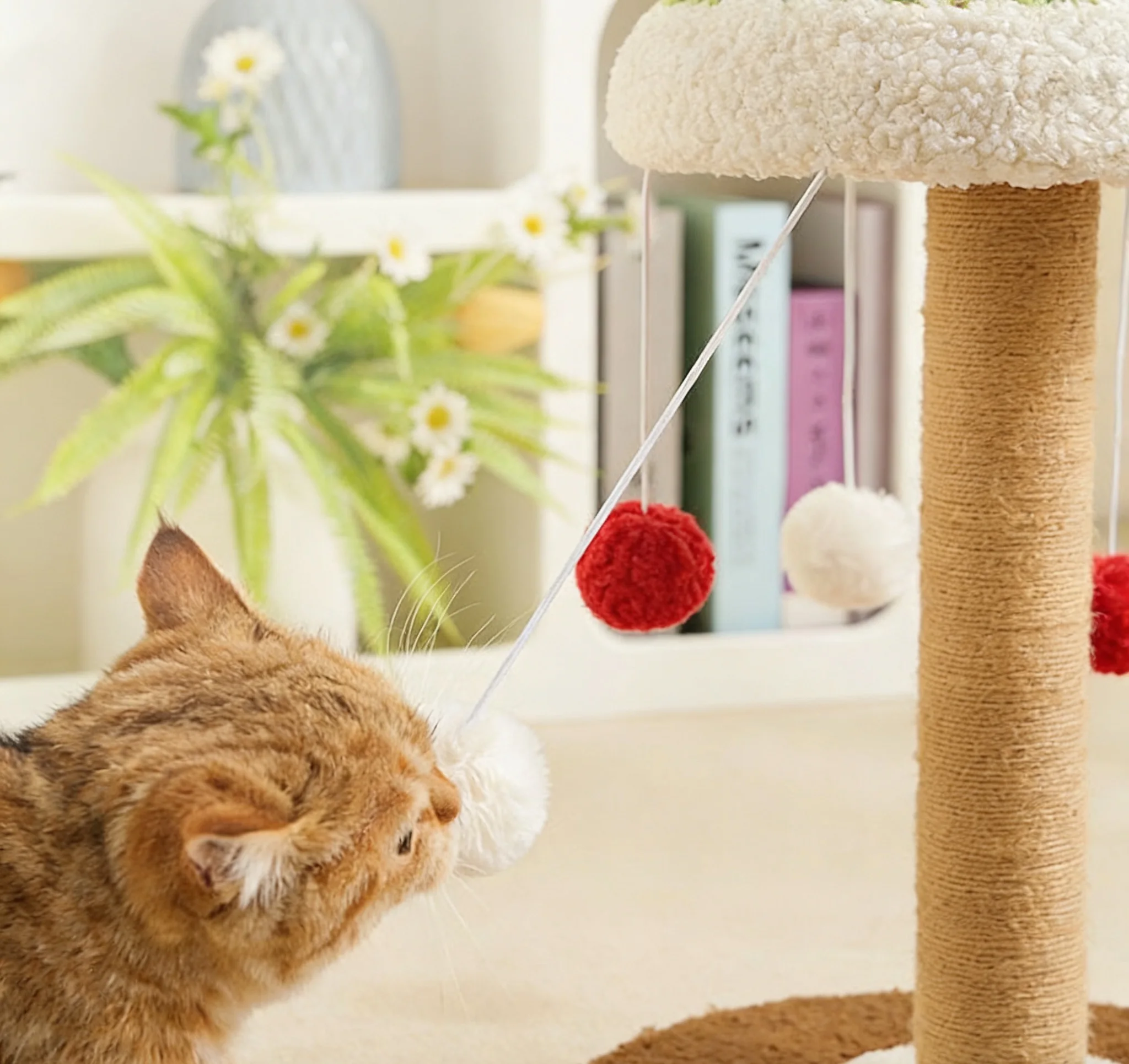 FE Cat Scratching Post Christmas Tree Toys Cat Scratcher Column Grinding Paws Pet Christmas Decoration Cat Scratcher Pack of 20 - Image 4
