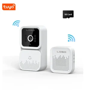 Home Security Safety Night Vision Voice Wireless Wifi Door Bell Camera Tuya Smart Wifi Video Doorbell Chime Ring Pack of 2