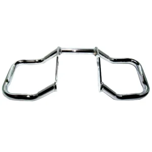 Customizable Colors - Chrome-plated Motorcycle Front Engine Guard for Kawasaki W400/650/800, Highway Crash Barrier