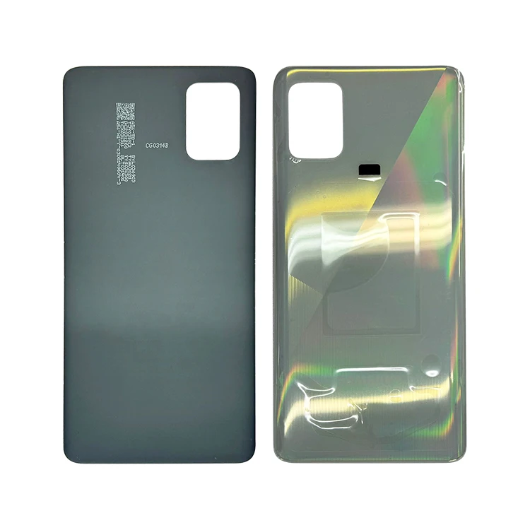 Back Battery Cover Rear Door Housing Glass Panel Replacement Part for Samsung Galaxy A51 Battery Back Cover Pack of 5 - Image 3