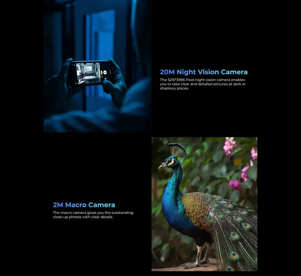 Good Quality 8+256GB 10000mAh Outdoor GPS Camera Outdoor Phone Worldwide 48MP Rugged Smartphone Night Vision Cam - Image 3