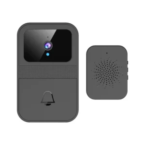 Ai High-Definition Wireless Wifi Doorbell Waterproof Anti-Theft Plastic Door Bell for Home Office Hotel French Language Battery