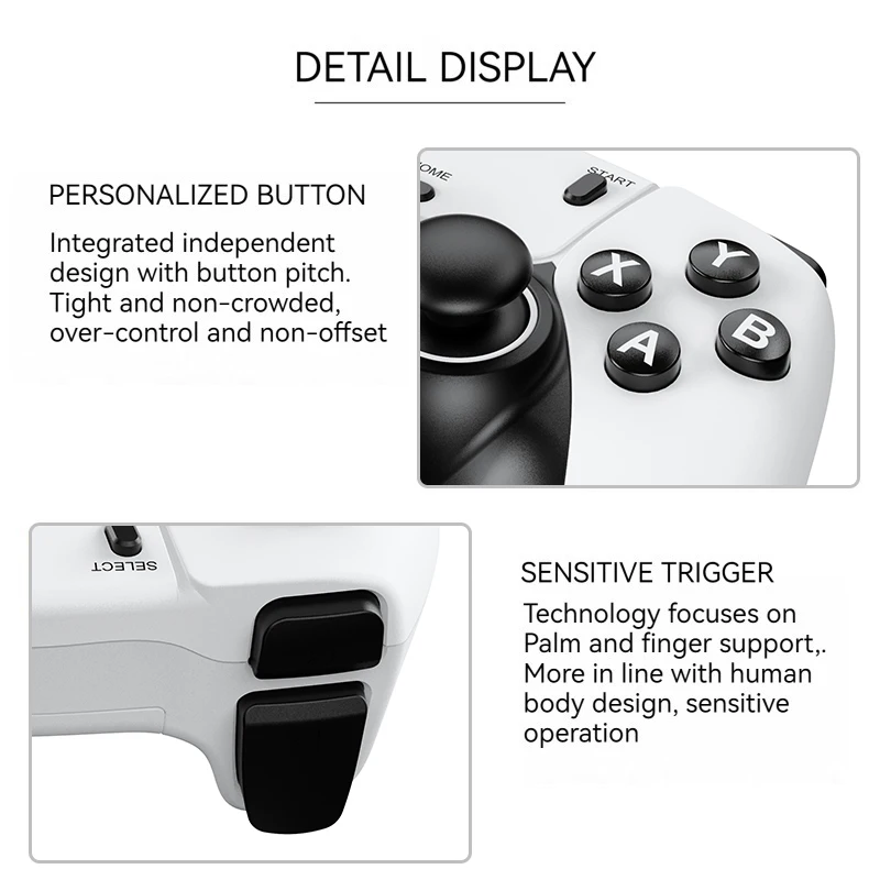 ZOKU Q8 MAX 8K 4K HD 40000 Games 64G Video Game Console with WiFi Player & Wireless Controller Best TV Gaming Console Pack of 2 - Image 4