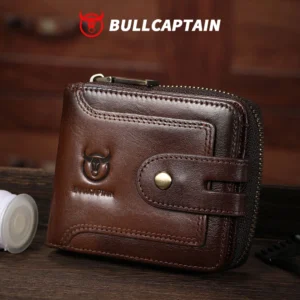BULLCAPTAIN Brand Men's Wallet Genuine Leather Purse Male Rfid Wallet Multifunction Storage Bag Coin Purse Wallet's Card Bags