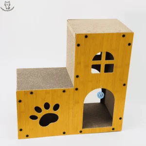 Modern Large All-in-1 Cat House Bed Scratcher Toy Luxury Design Universal for 4 Seasons Warm Winter Sleep Nest