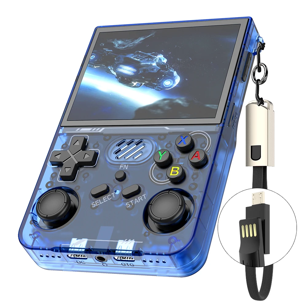 New Version R36XX R36S PS Retro Mini Portable Video Handheld Game Players R36XX Console 64GB 128GB With Games 15000+ R36s - Image 2