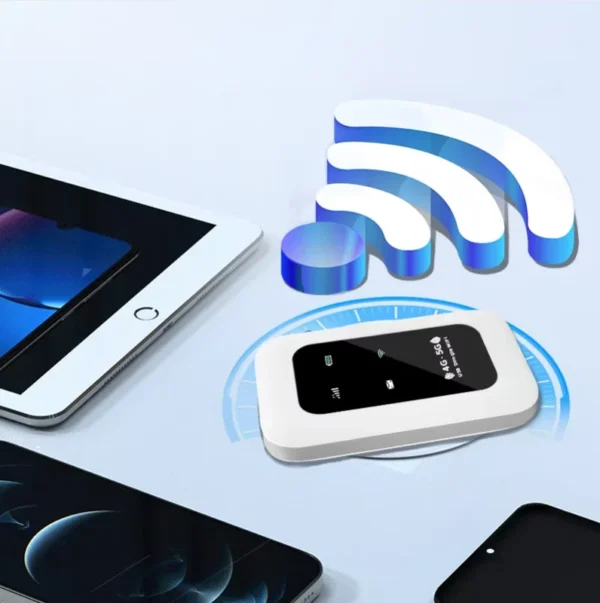 Portable 4G LTE WiFi Router with SIM Card Slot 150Mbps Mobile Hotspot ...