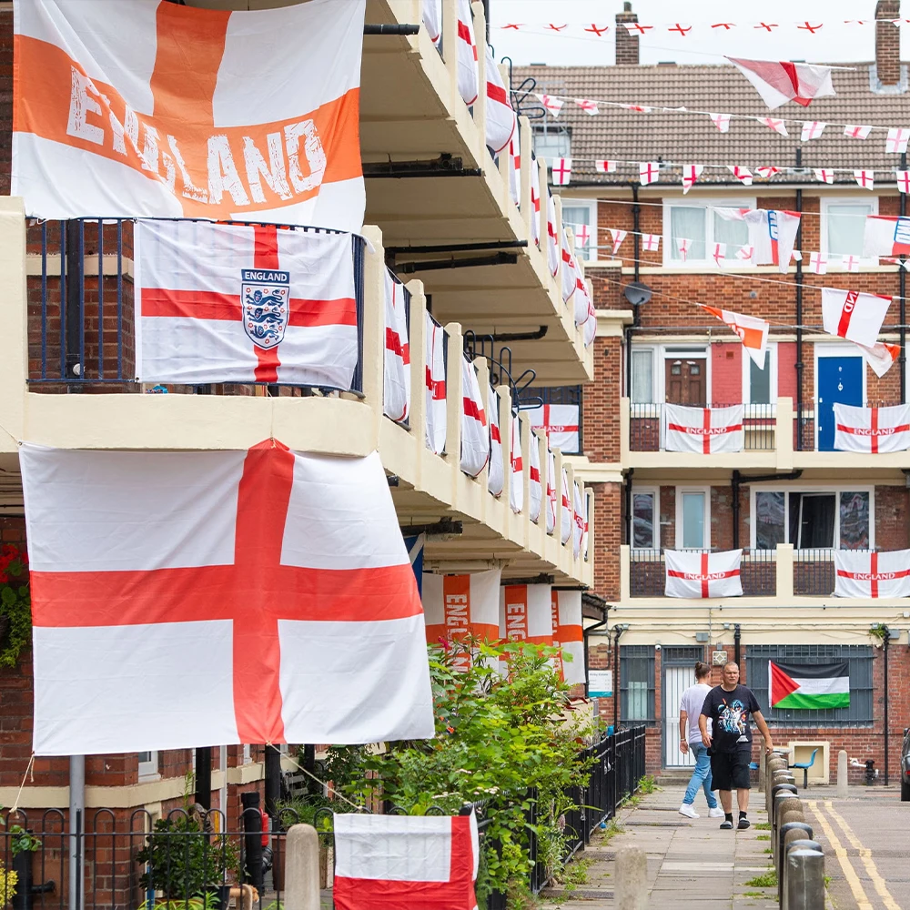 England Flag 100 Foot New Patriots Flag England Flag Shirt Car Flag Pack of 10 - Image 4