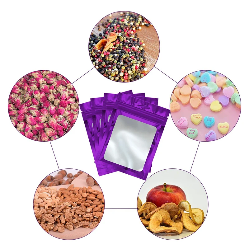 Custom Logo Offset Printed Eco-Friendly Small Jewelry Zipper Bag Moisture-Proof Waterproof CPP Plastic for Pet Food Storage - Image 4