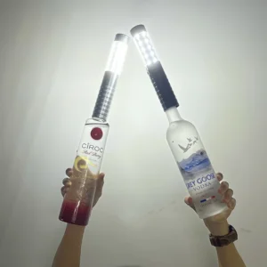 RICHSHINING Rechargeable Led Champagne Handheld Light Led Strobe Baton Sparkle Bottle Topper Light Stick