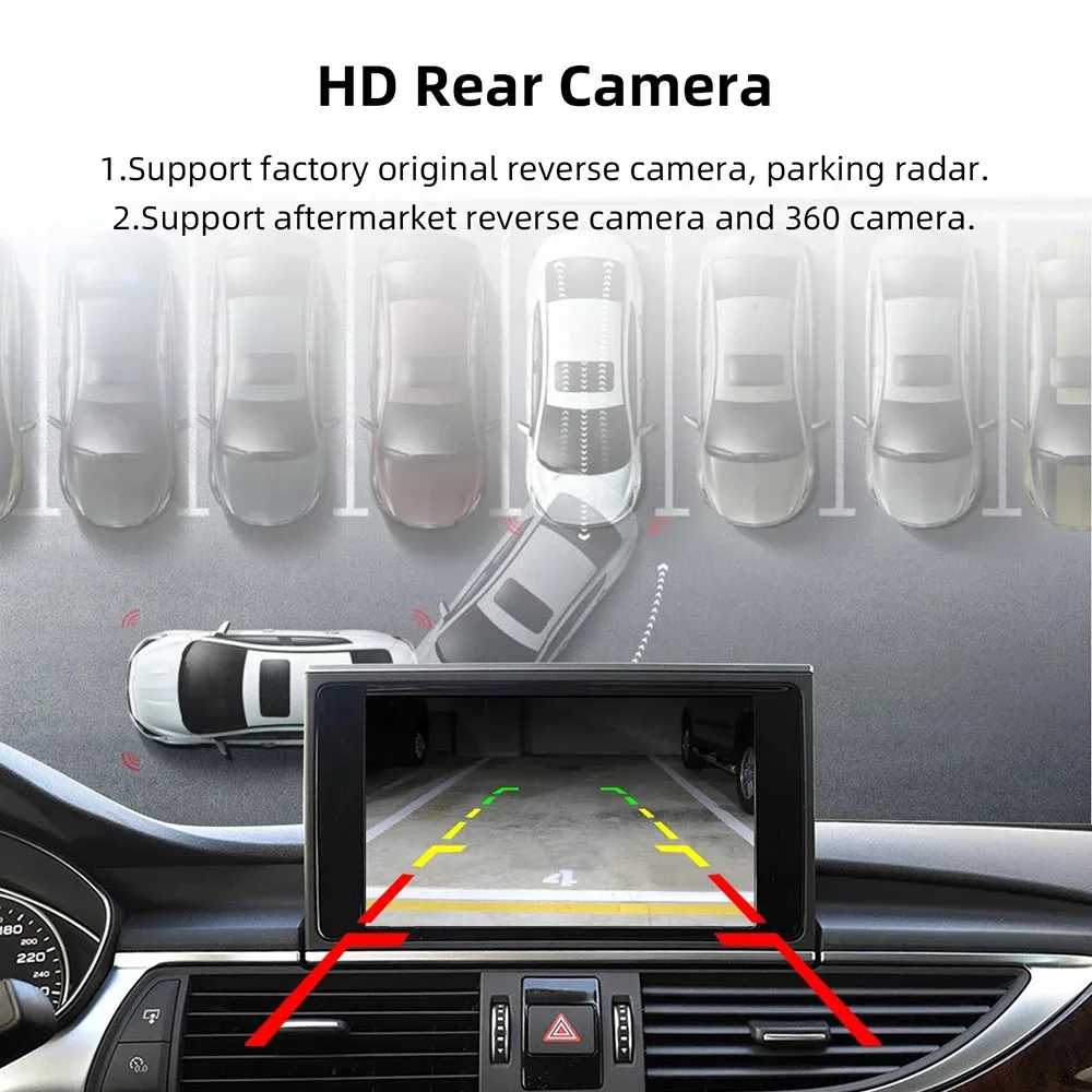 Carabc Wireless Apple CarPlay Android Auto Kits for Audi Car Android Video Player A3 A4 A5 Q2 Q5 Q7 MIB System - Image 4