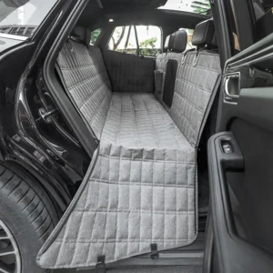 Waterproof Dog Car Hammock Scratchproof Nonslip Seat Protector Covers Oxford Material Backseat Cover for Cars Pet Accessory Pack of 2