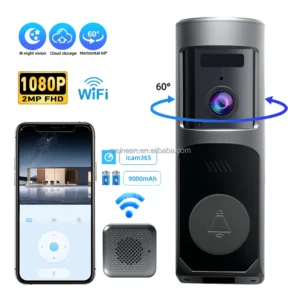 New 2MP Home Security Doorbell Wireless WiFi Smart Ring Door Bell PTZ Camera WiFi Video Doorbell Camera